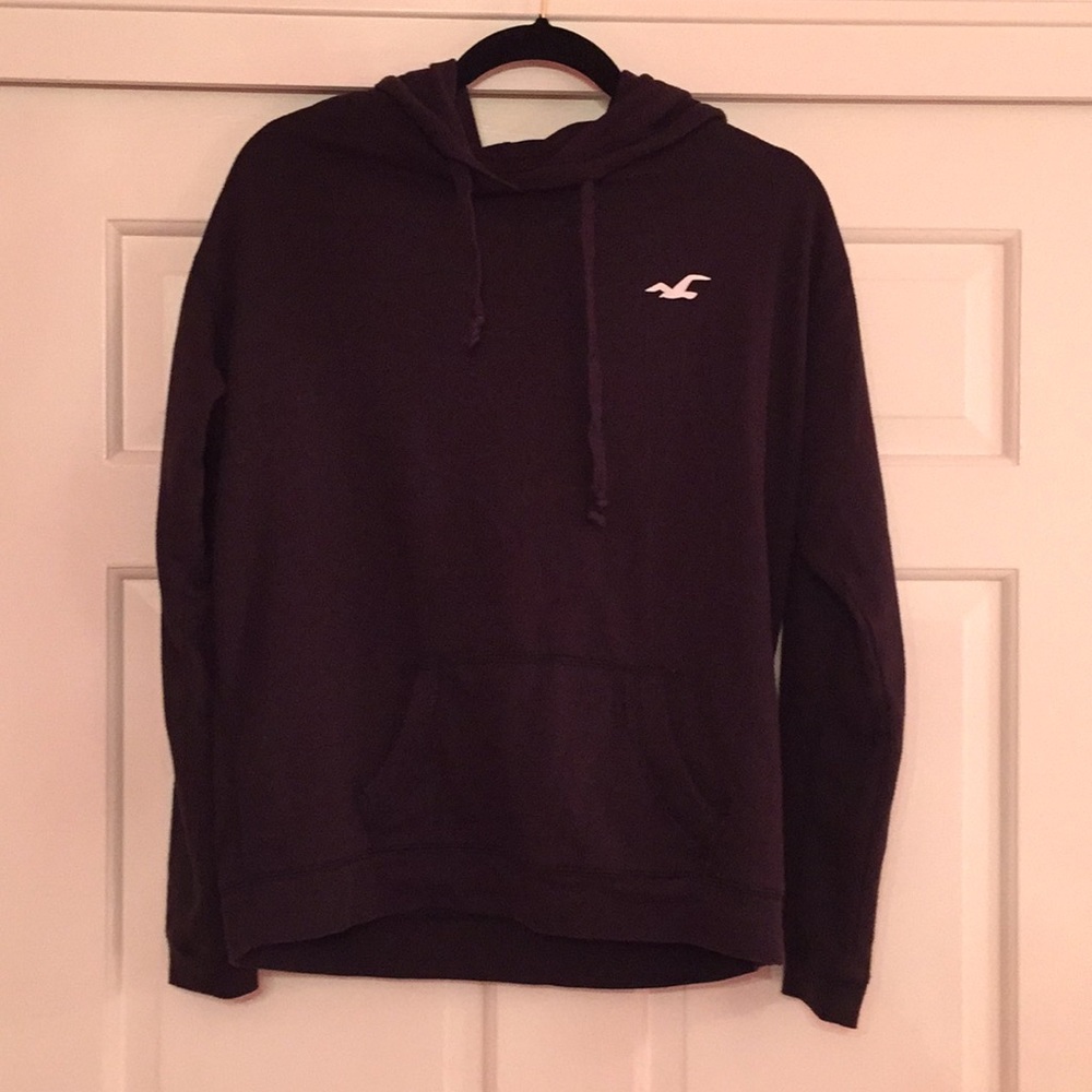 Hollister CALIFORNIA logo black hoodie